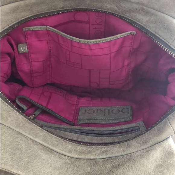 Botkier Gray Leather Shoulder Bag - Picture 3 of 4